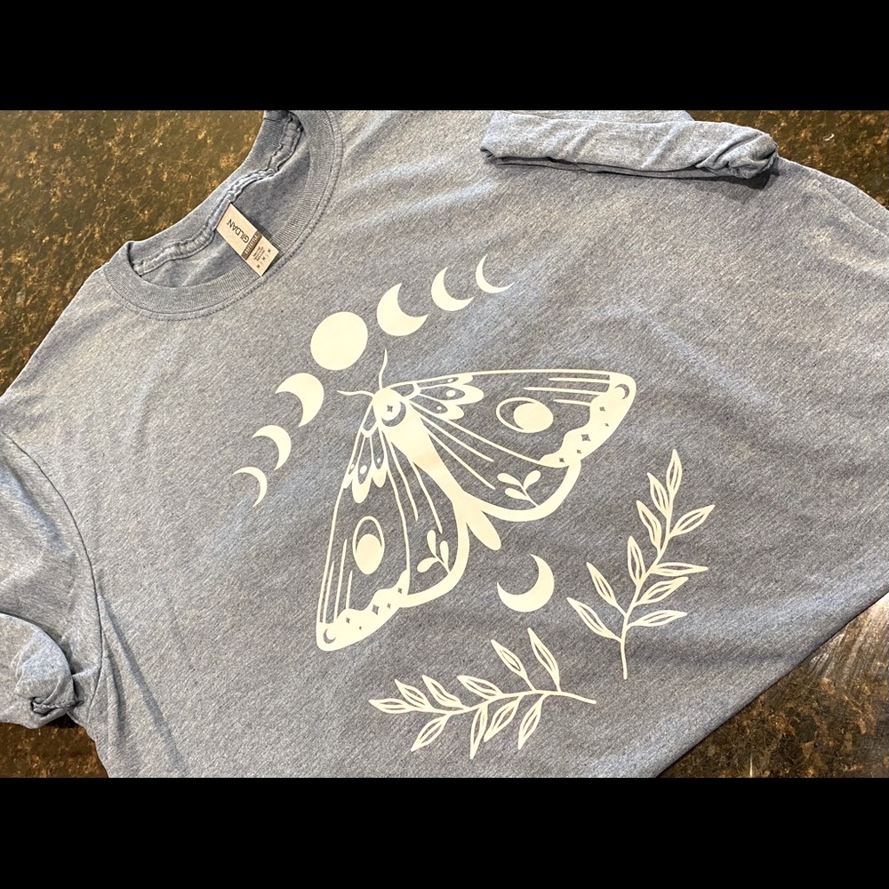 Witch Moon Phase Moth Shirt